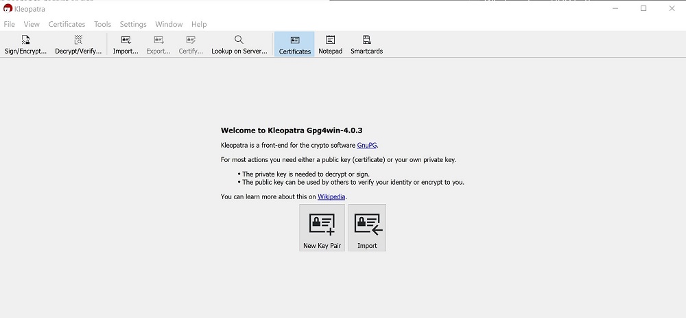 Creating Your Key Pair